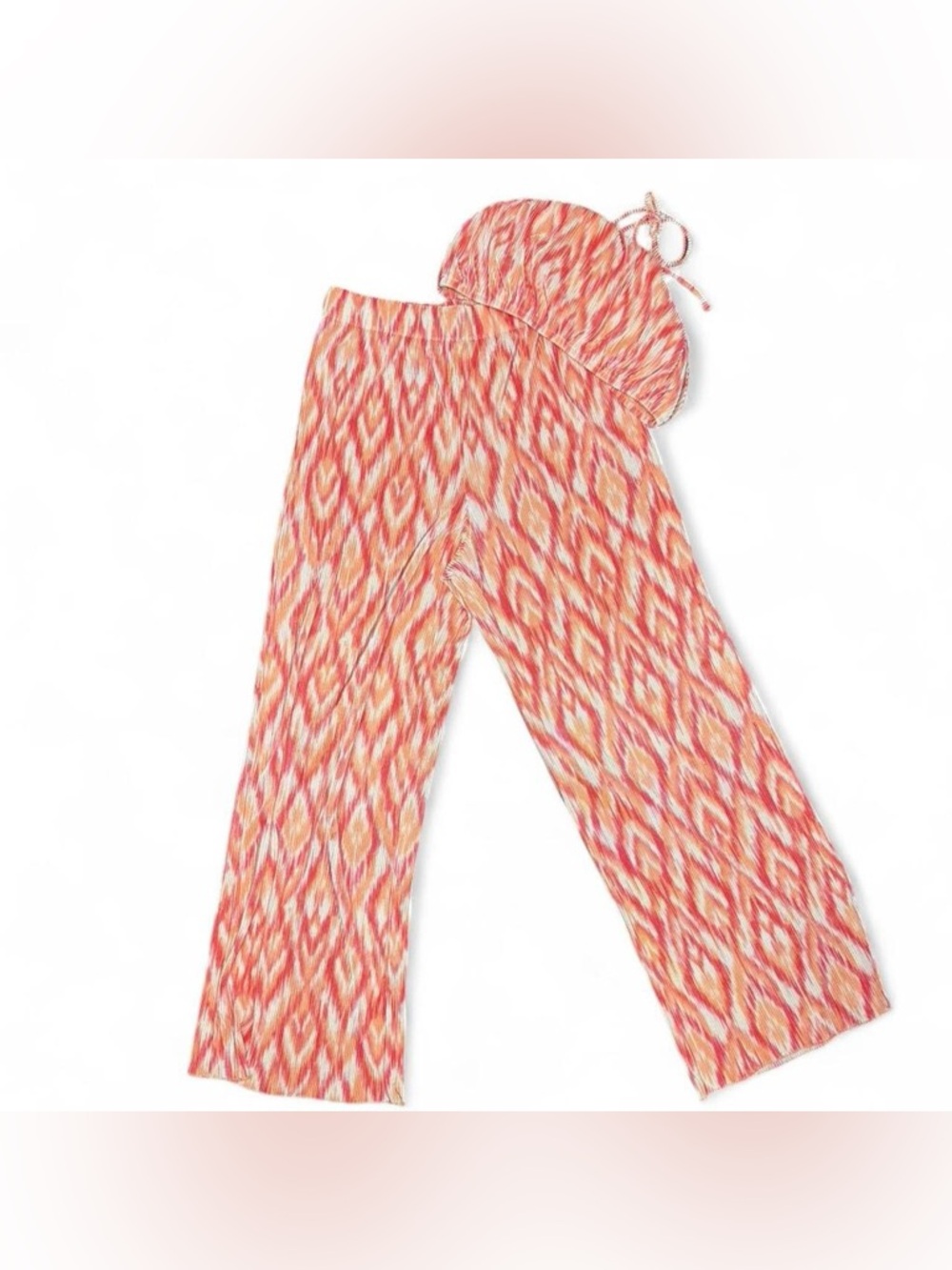 No Boundaries Peach Tie-Dye Set